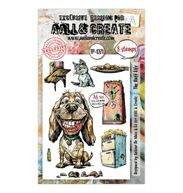 AALL & CREATE AALL & CREATE AUTOUR DE MWA #1271 RUFF LIFE A6 CLEAR STAMP SET