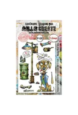 AALL & CREATE AALL & CREATE AUTOUR DE MWA #1270 WOOF TALES A6 CLEAR STAMP SET