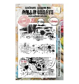 AALL & CREATE AALL & CREATE AUTOUR DE MWA #1266 MIDNIGHT ARCS A7 CLEAR STAMP SET