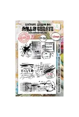 AALL & CREATE AALL & CREATE AUTOUR DE MWA #1267 WHITE SEAL A7 CLEAR STAMP SET