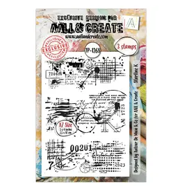 AALL & CREATE AALL & CREATE AUTOUR DE MWA #1268 STARLINE K A7 CLEAR STAMP SET