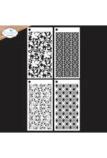ELIZABETH CRAFT DESIGNS ELIZABETH CRAFT DESIGNS ART JOURNAL SPECIALS BY DEVID JOURNAL STENCILS 7 STENCIL SET 4/PK