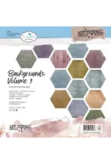 ELIZABETH CRAFT DESIGNS ELIZABETH CRAFT DESIGNS ART JOURNAL SPECIALS BY DEVID BACKGROUNDS VOLUME 1 12X12 PAPER PACK