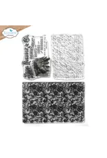 ELIZABETH CRAFT DESIGNS ELIZABETH CRAFT DESIGNS ART JOURNAL SPECIALS BY DEVID LACED CLEAR STAMP SET