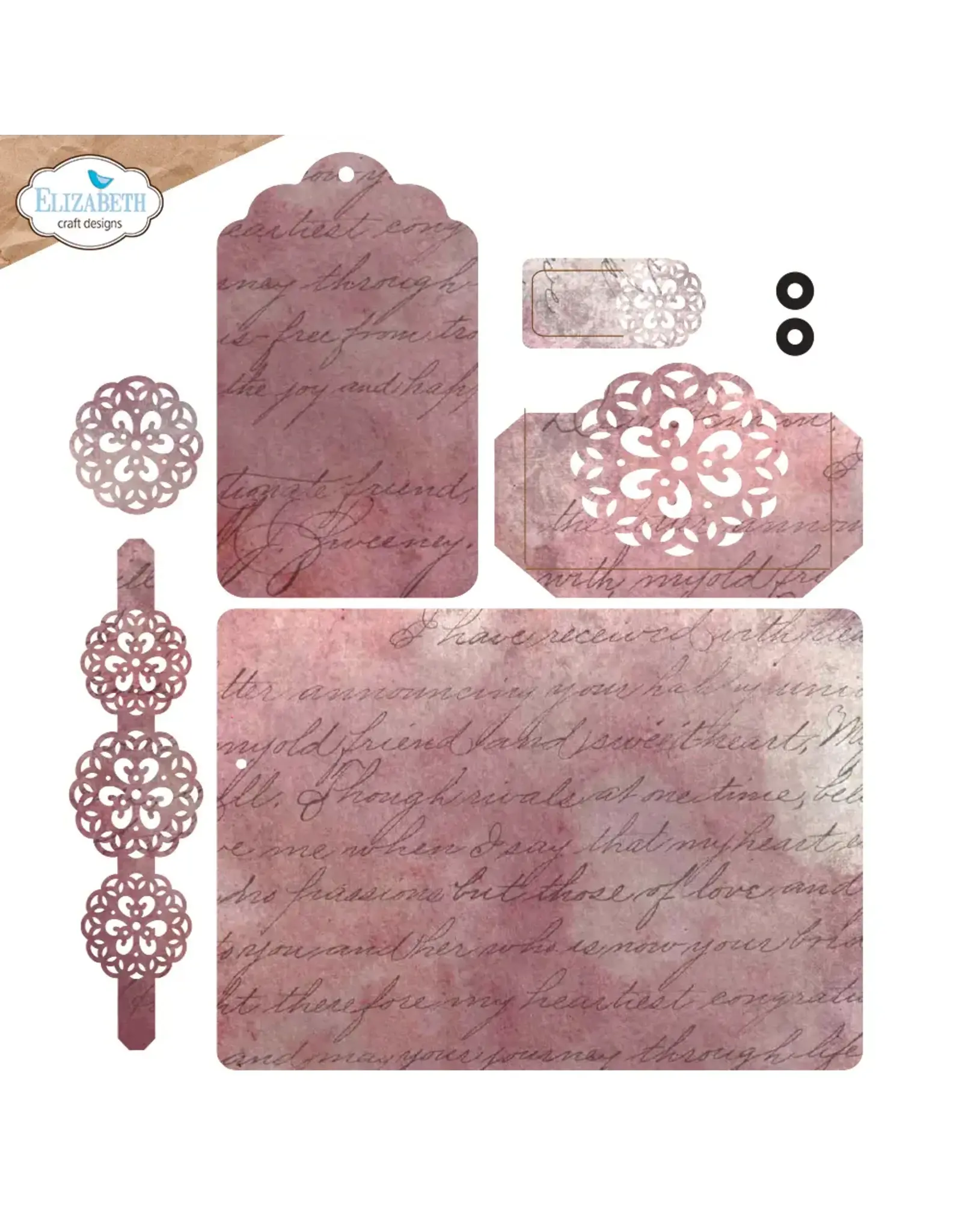 ELIZABETH CRAFT DESIGNS ELIZABETH CRAFT DESIGNS ART JOURNAL SPECIALS BY DEVID DOILY GALORE DIE SET