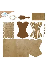 ELIZABETH CRAFT DESIGNS ELIZABETH CRAFT DESIGNS ART JOURNAL SPECIALS BY DEVID LACED UP DIE SET