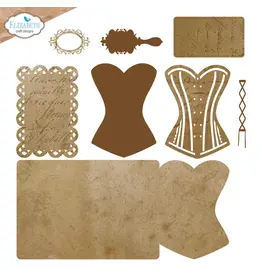 ELIZABETH CRAFT DESIGNS ELIZABETH CRAFT DESIGNS ART JOURNAL SPECIALS BY DEVID LACED UP DIE SET