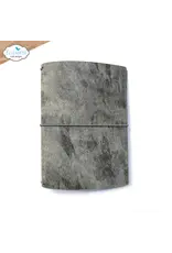 ELIZABETH CRAFT DESIGNS ELIZABETH CRAFT DESIGNS STONEWASHED GREY PASSPORT XL JOURNAL