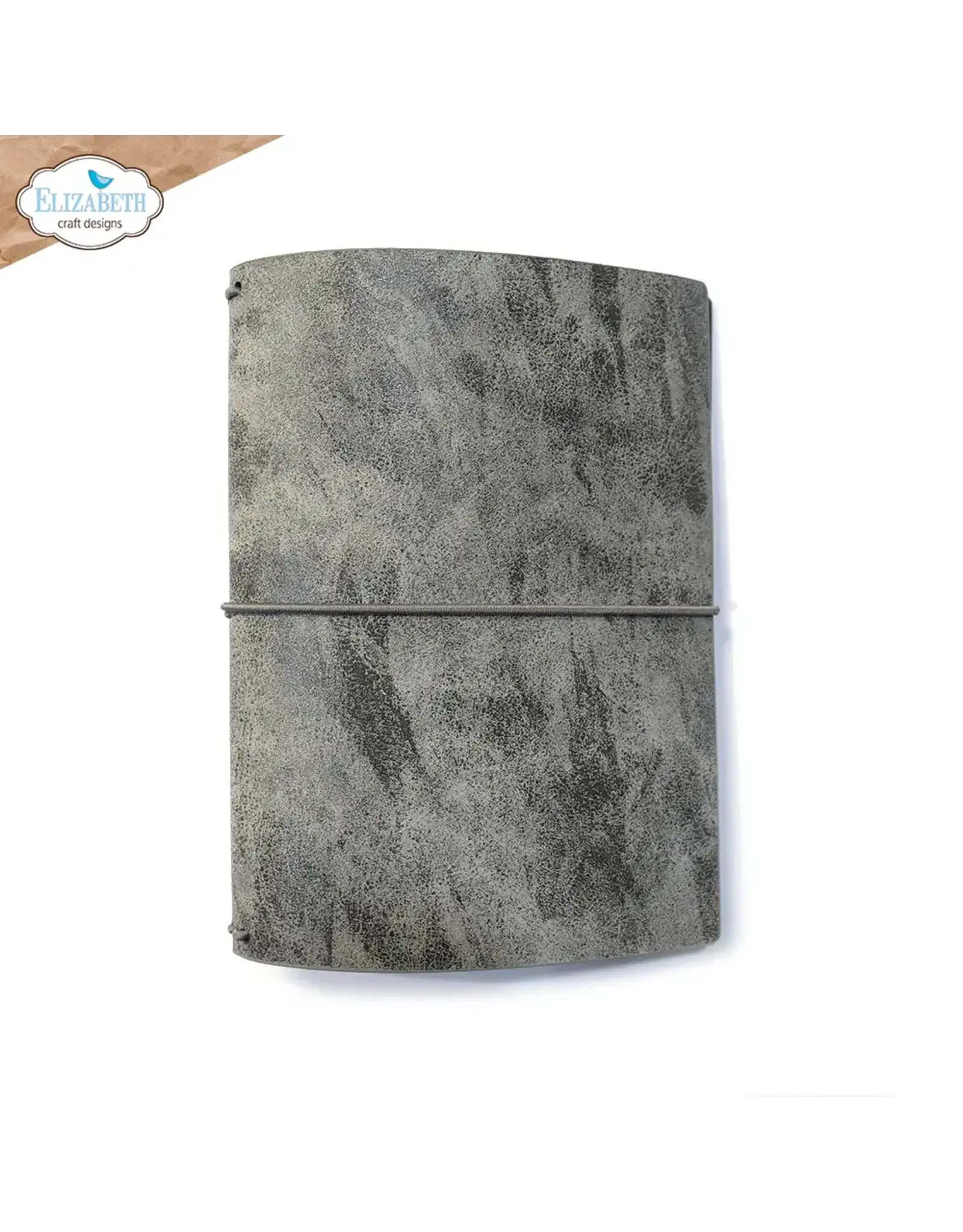 ELIZABETH CRAFT DESIGNS ELIZABETH CRAFT DESIGNS STONEWASHED GREY PASSPORT XL JOURNAL