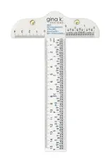 GINA K DESIGNS GINA K. DESIGNS 6" T-SQUARE RULER