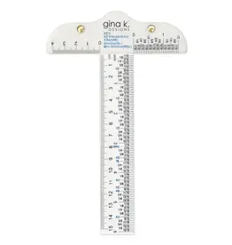GINA K DESIGNS GINA K. DESIGNS 6" T-SQUARE RULER