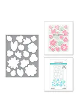 SPELLBINDERS SPELLBINDERS BETTERPRESS SOCIETY MARCH 2025 ADD-ON SWEET LIFE FLORAL DIE