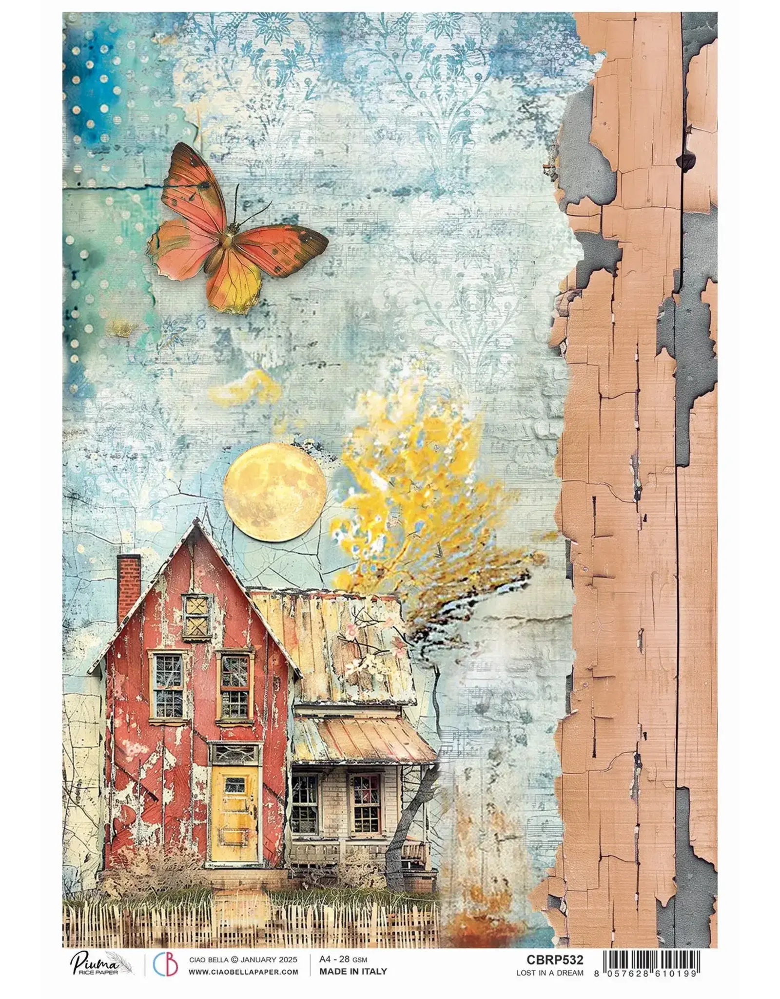 CIAO BELLA CIAO BELLA LOST IN A DREAM A4 RICE PAPER