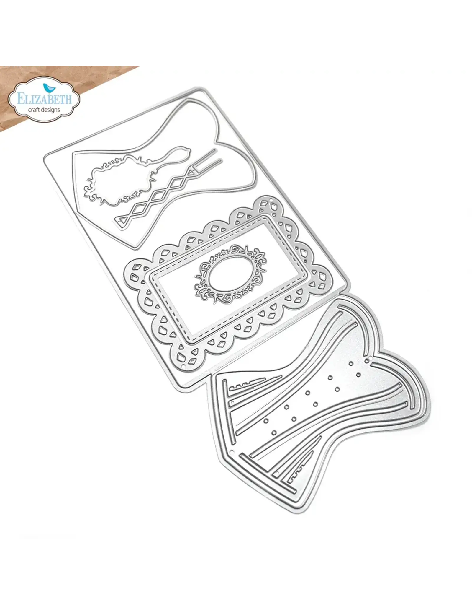 ELIZABETH CRAFT DESIGNS ELIZABETH CRAFT DESIGNS ART JOURNAL SPECIALS BY DEVID LACED UP DIE SET