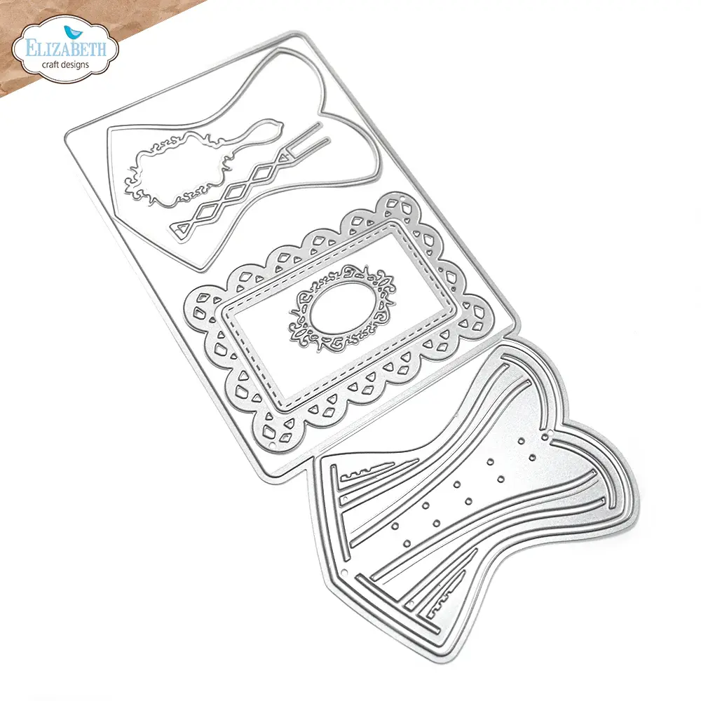 ELIZABETH CRAFT DESIGNS ELIZABETH CRAFT DESIGNS ART JOURNAL SPECIALS BY DEVID LACED UP DIE SET