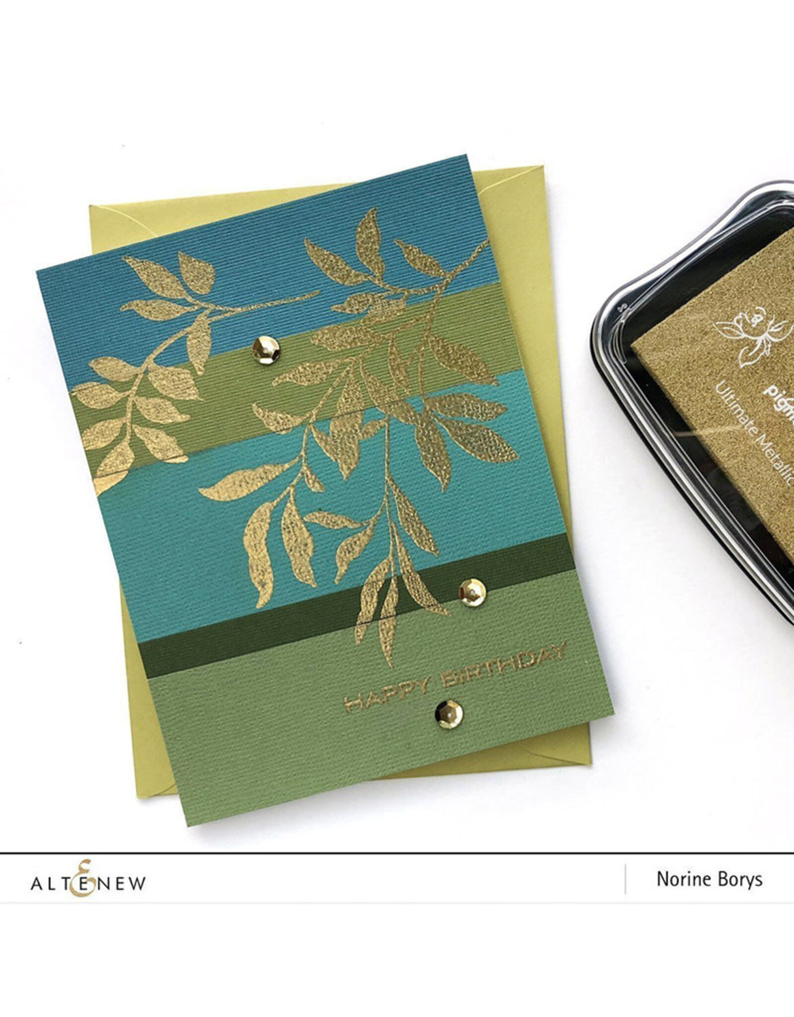ALTENEW ALTENEW ANTIQUE GOLD PIGMENT INK PAD