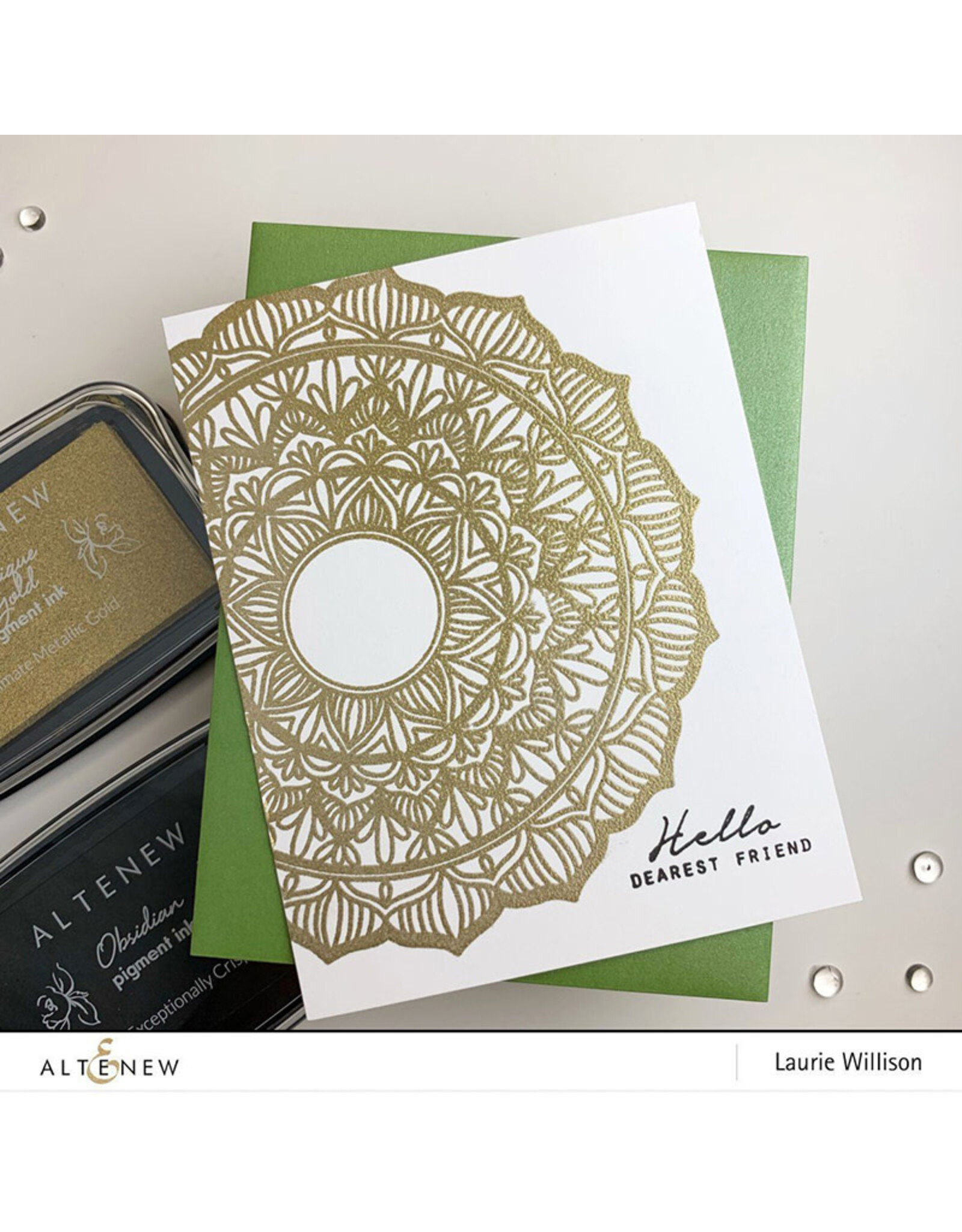 ALTENEW ALTENEW ANTIQUE GOLD PIGMENT INK PAD