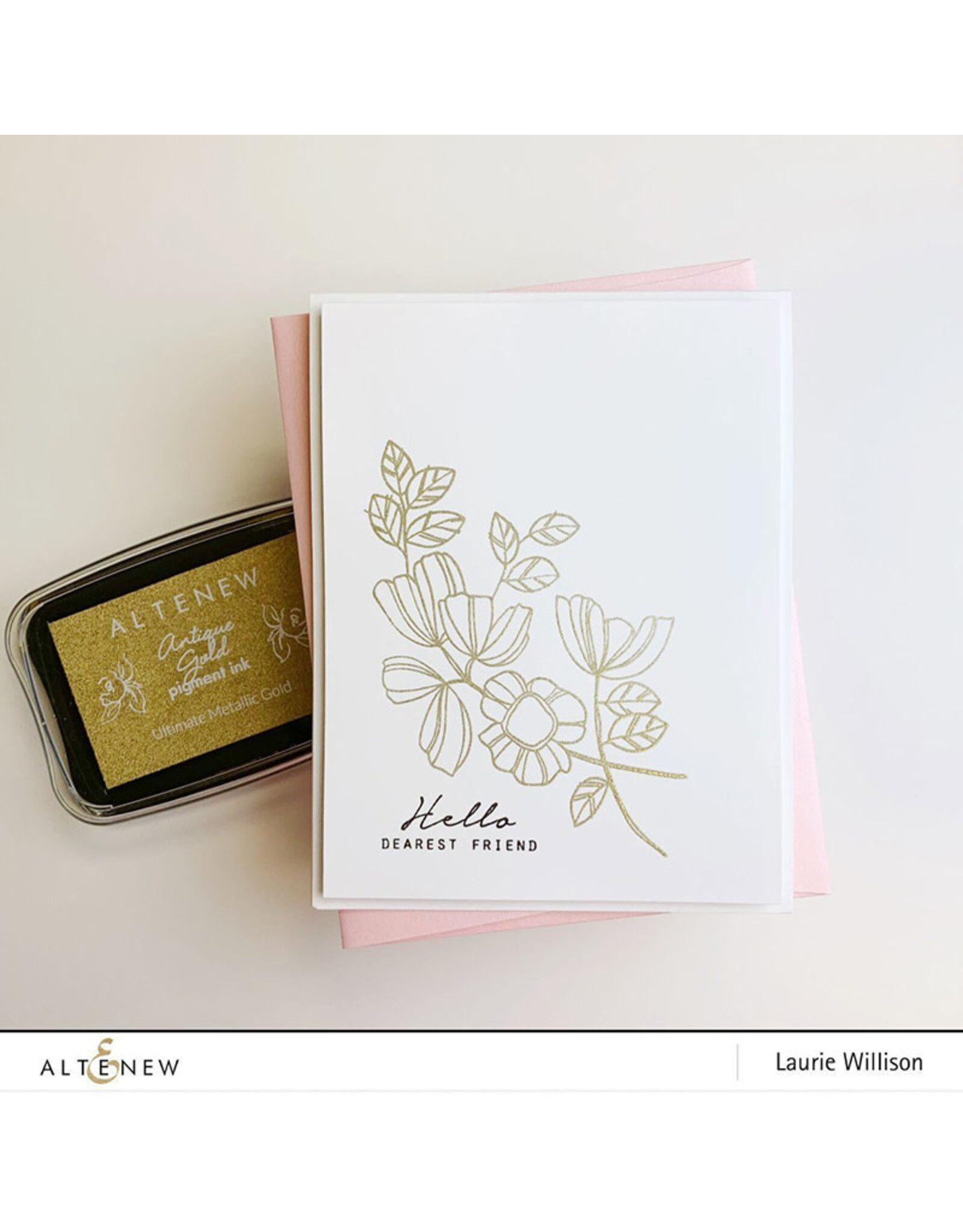 ALTENEW ALTENEW ANTIQUE GOLD PIGMENT INK PAD