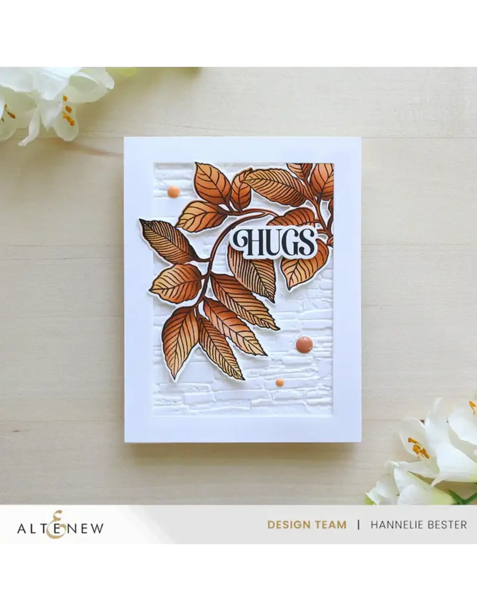 ALTENEW ALTENEW CRAFT YOUR LIFE PROJECT KIT: ARCHED FOLIAGE CLEAR STAMP, STENCIL SET, 3D EMBOSSING FOLDER AND DIE SET BUNDLE