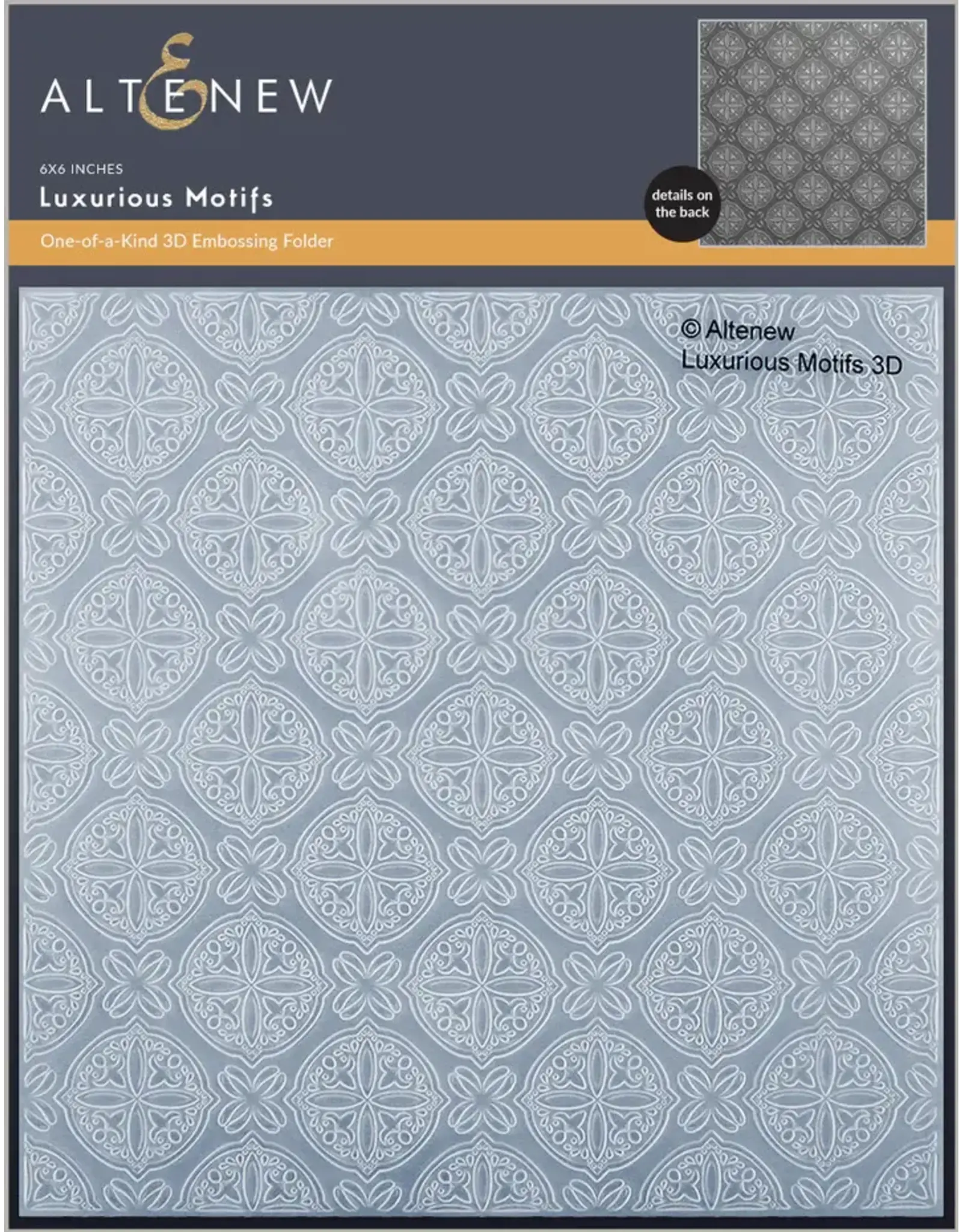 ALTENEW ALTENEW LUXURIOUS MOTIFS 3D EMBOSSING FOLDER