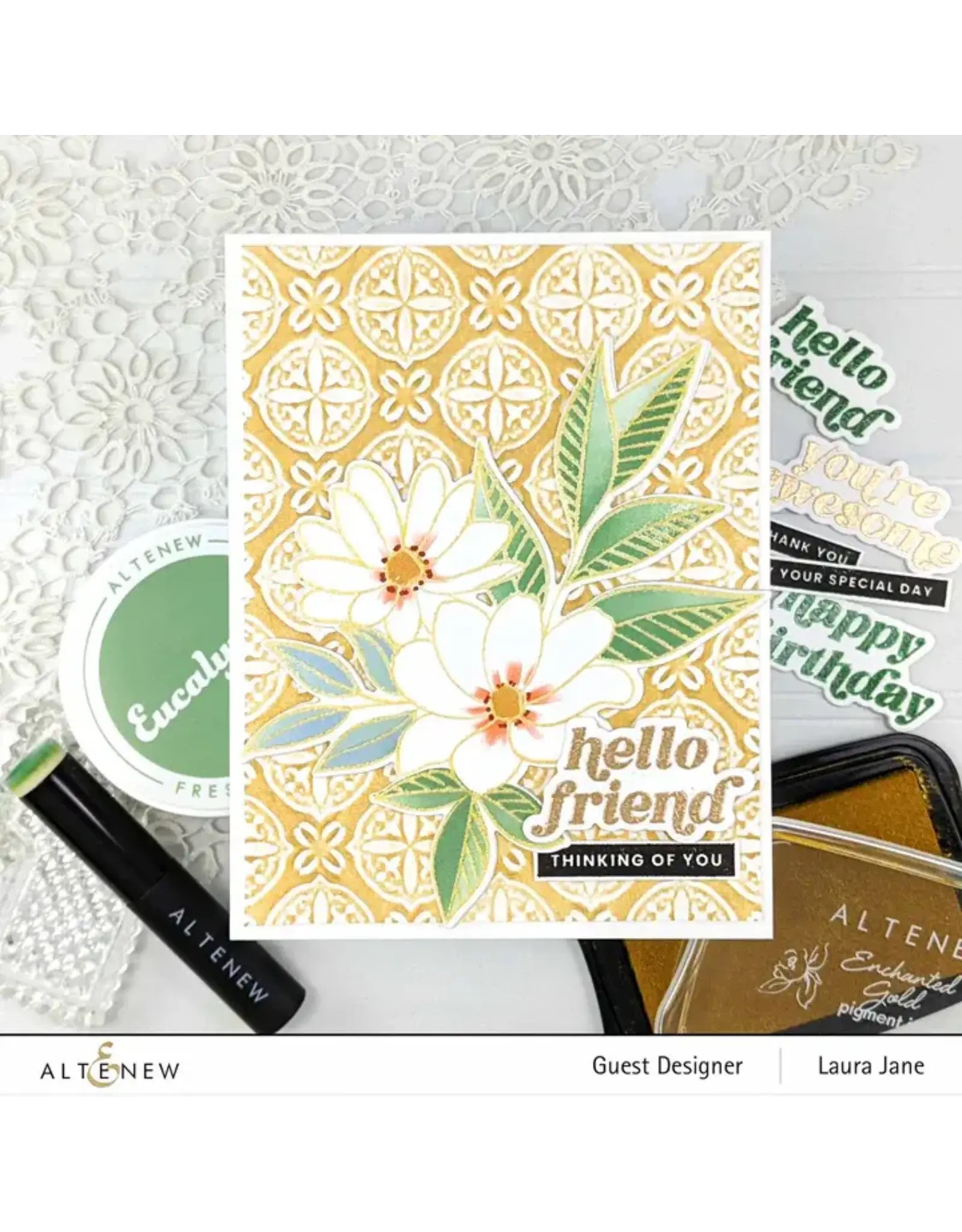 ALTENEW ALTENEW LUXURIOUS MOTIFS 3D EMBOSSING FOLDER