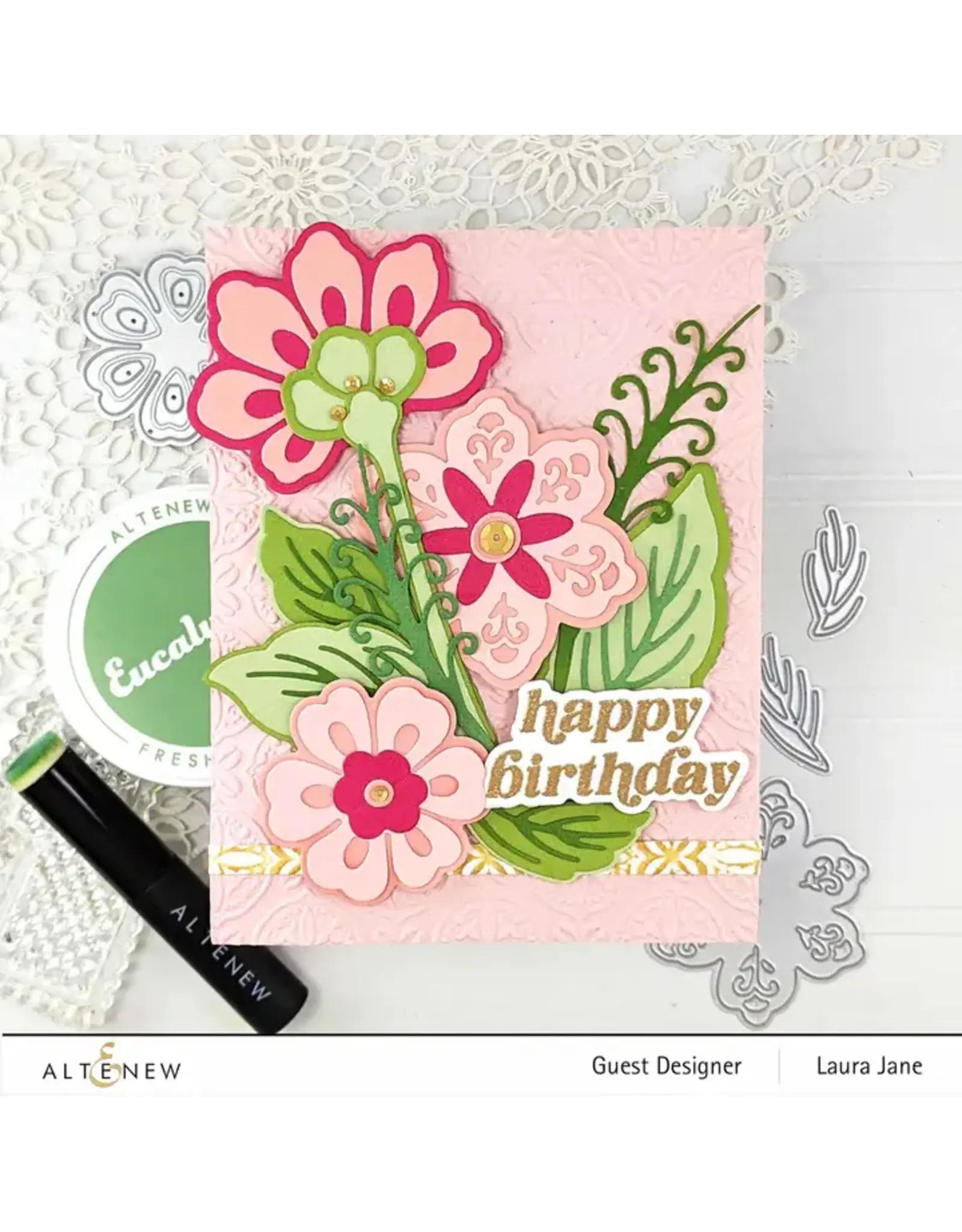 ALTENEW ALTENEW LUXURIOUS MOTIFS 3D EMBOSSING FOLDER