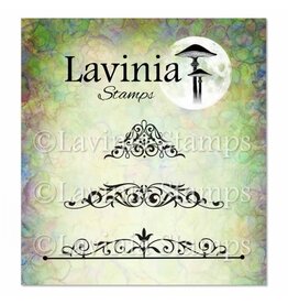 LAVINIA STAMPS LAVINIA STAMPS VINTAGE SWIRLS CLEAR STAMP SET