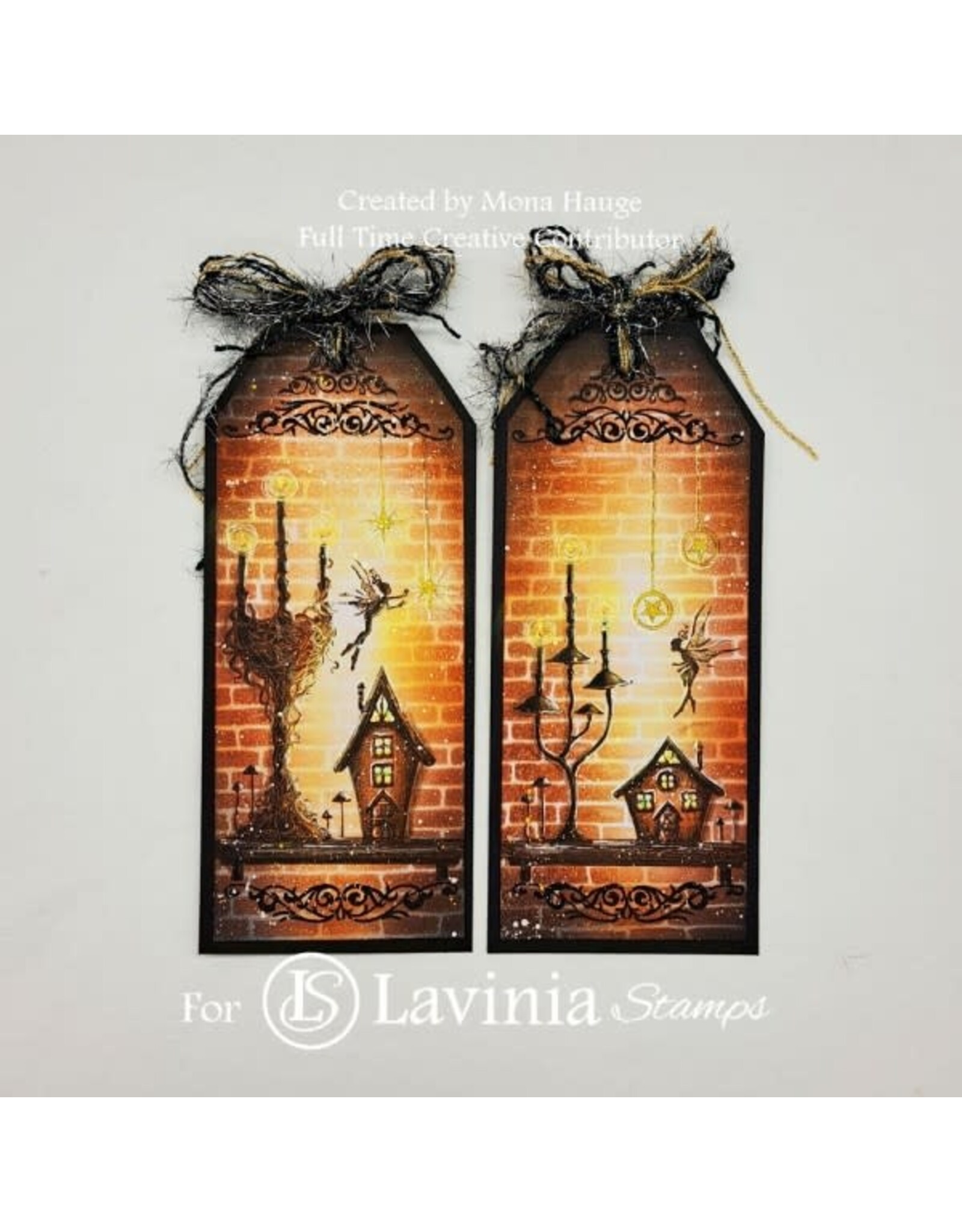 LAVINIA STAMPS LAVINIA STAMPS VINTAGE SWIRLS CLEAR STAMP SET