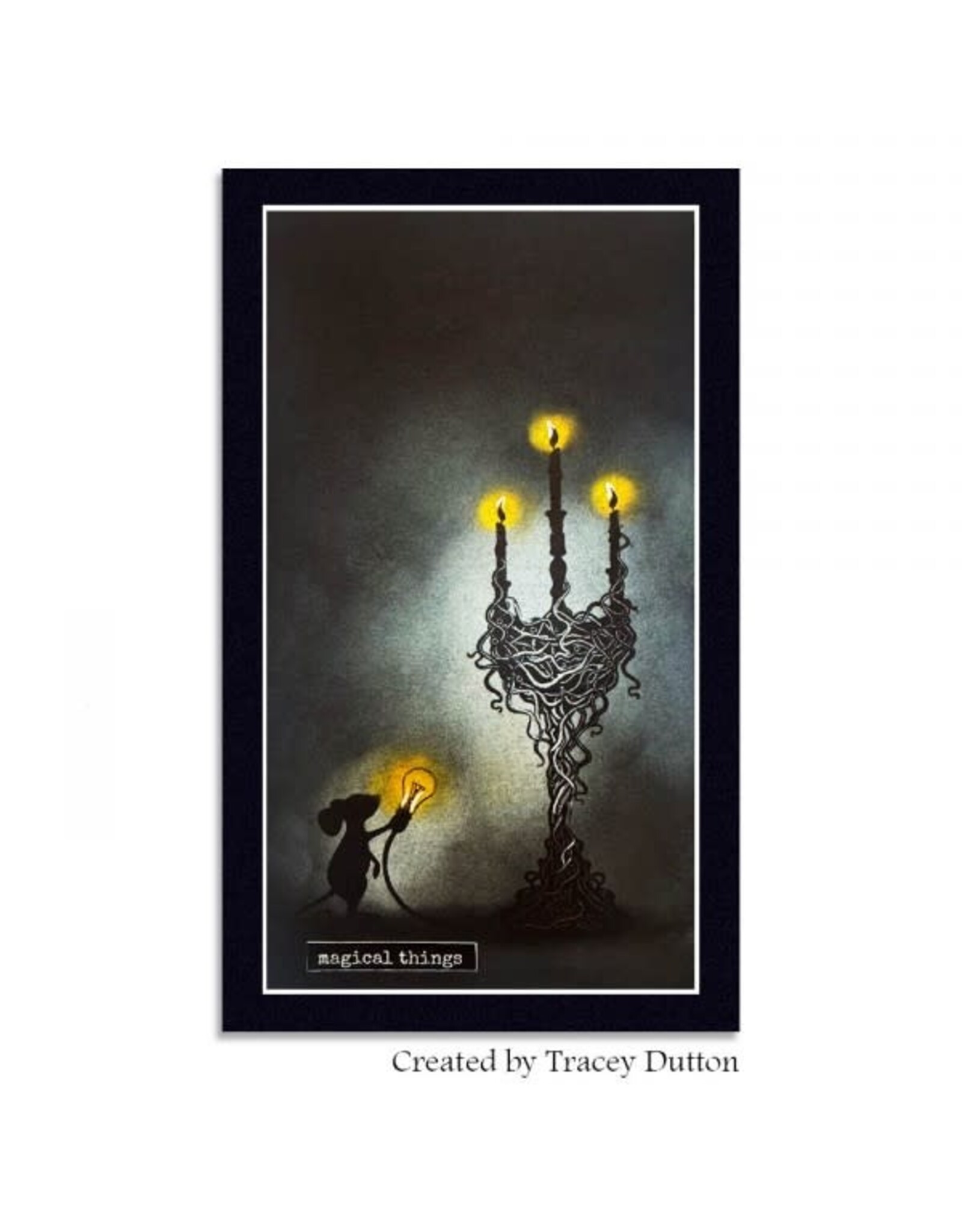 LAVINIA STAMPS LAVINIA STAMPS VINE CANDELABRA CLEAR STAMP