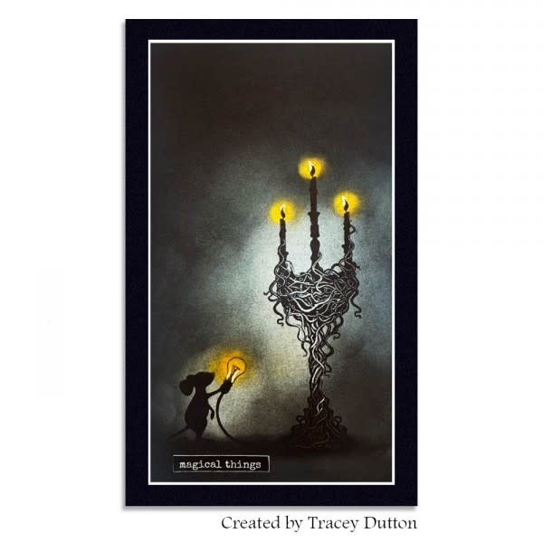 LAVINIA STAMPS LAVINIA STAMPS VINE CANDELABRA CLEAR STAMP