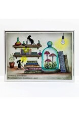 LAVINIA STAMPS LAVINIA STAMPS PURPLE CAP MUSHROOMS CLEAR STAMP SET