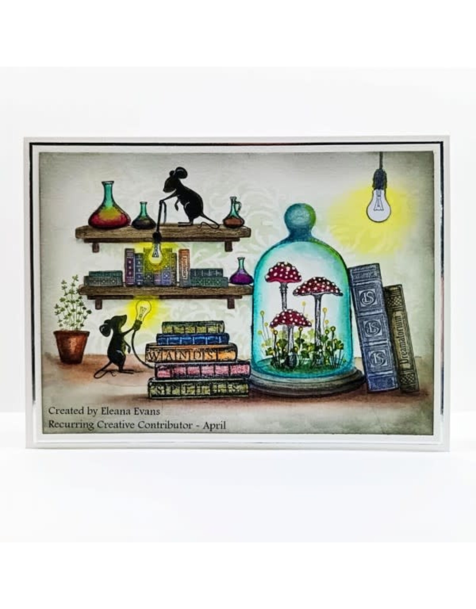LAVINIA STAMPS LAVINIA STAMPS PURPLE CAP MUSHROOMS CLEAR STAMP SET