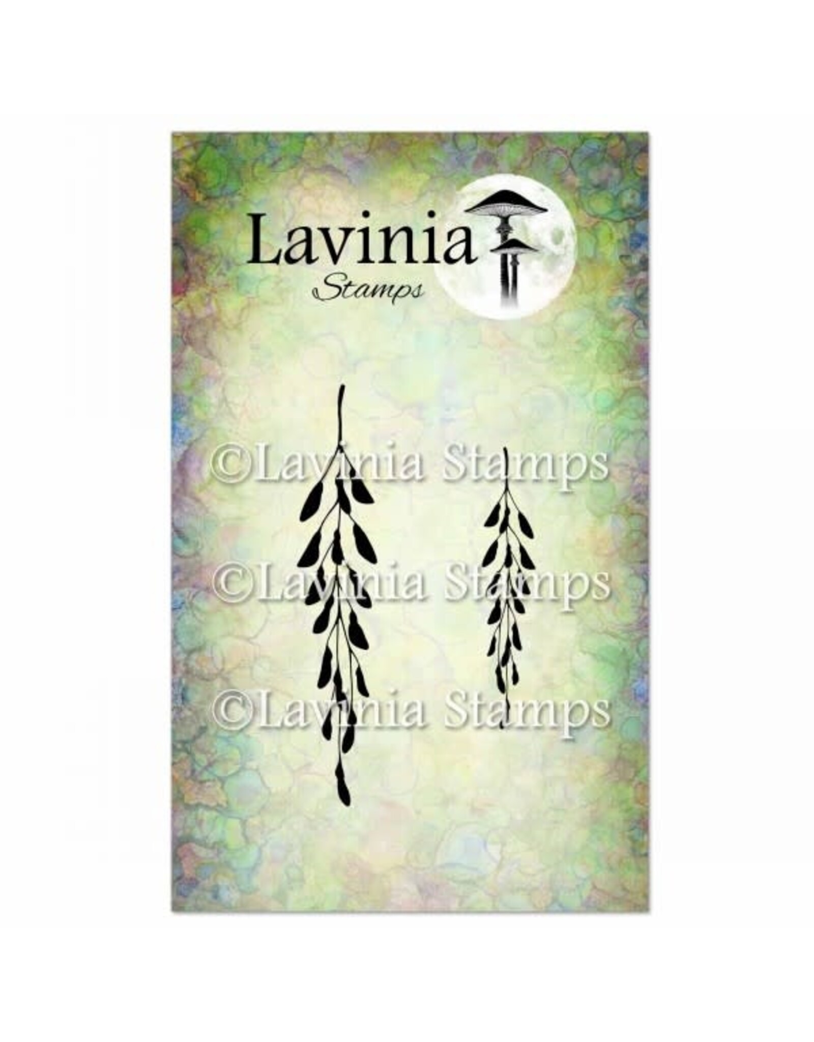 LAVINIA STAMPS LAVINIA STAMPS MOON LAUREL CLEAR STAMP SET