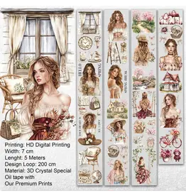 ONWIZE ONWIZE SCRAPBOOK SPRING BREAK 3D CRYSTAL SPECIAL OIL TAPE