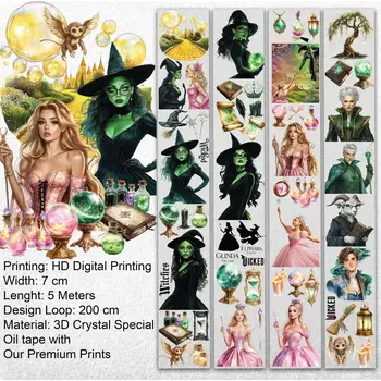 ONWIZE ONWIZE SCRAPBOOK WICKED 3D CRYSTAL SPECIAL OIL TAPE