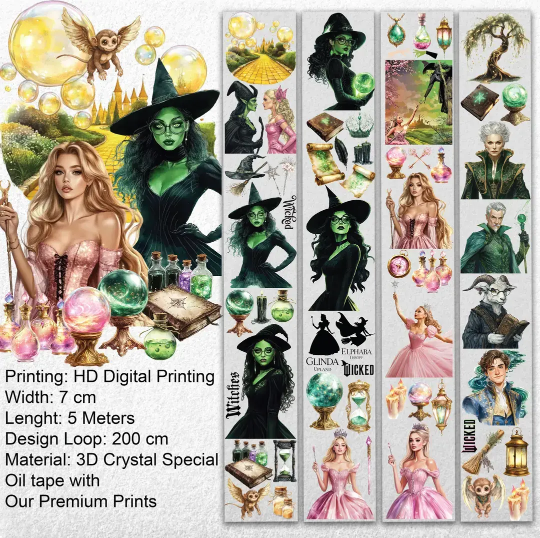 ONWIZE ONWIZE SCRAPBOOK WICKED 3D CRYSTAL SPECIAL OIL TAPE