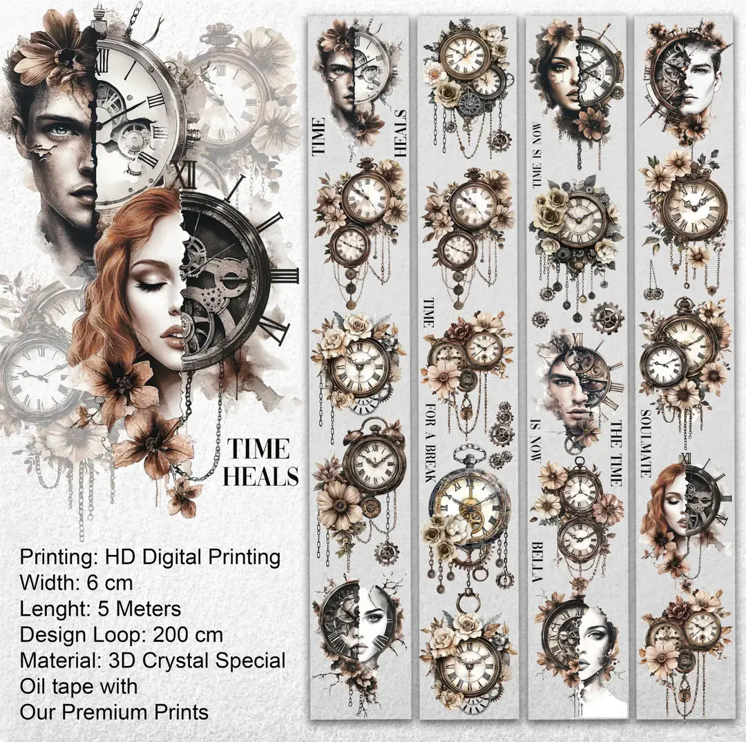 ONWIZE ONWIZE SCRAPBOOK TIME HEALS 3D CRYSTAL SPECIAL OIL TAPE