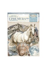 STAMPERIA STAMPERIA SILENT SEA EPHEMERA ADHESIVE PAPER CUT OUTS