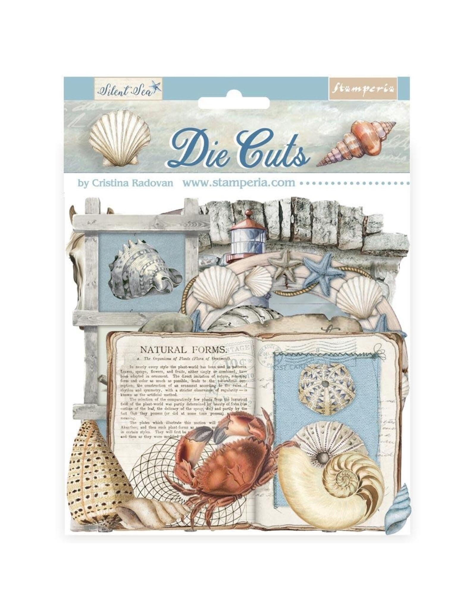 STAMPERIA STAMPERIA SILENT SEA CHIPBOARD DIE CUTS