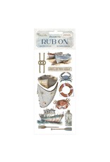 STAMPERIA STAMPERIA SILENT SEA BOAT RUB-ON