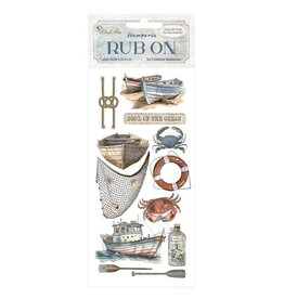 STAMPERIA STAMPERIA SILENT SEA BOAT RUB-ON