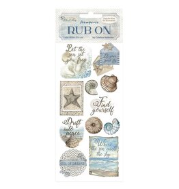 STAMPERIA STAMPERIA SILENT SEA SHELLS RUB-ON