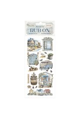 STAMPERIA STAMPERIA SILENT SEA LANDSCAPE RUB-ON