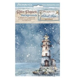 STAMPERIA STAMPERIA SILENT SEA ASSORTED A6 RICE PAPER DECOUPAGE BACKGROUNDS 10.5X14.8CM 8/PK