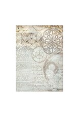 STAMPERIA STAMPERIA SILENT SEA ASSORTED A6 RICE PAPER DECOUPAGE BACKGROUNDS 10.5X14.8CM 8/PK