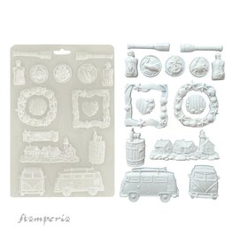 STAMPERIA STAMPERIA SILENT SEA A4 SOFT MAXI MOULD