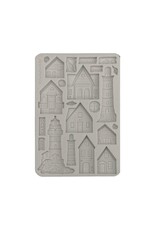 STAMPERIA STAMPERIA SILENT SEA HOUSES AND LIGHTHOUSE A5 SILICONE MOULD