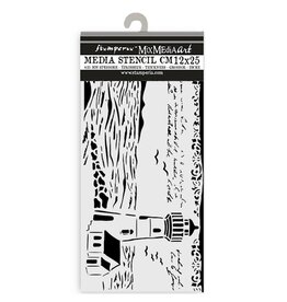 STAMPERIA STAMPERIA SILENT SEA LIGHTHOUSE 12x25cm STENCIL