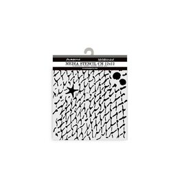 STAMPERIA STAMPERIA SILENT SEA NET 12x12cm STENCIL