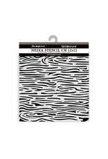 STAMPERIA STAMPERIA SILENT SEA WOOD PATTERN 12x12cm STENCIL